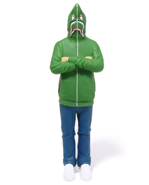 A BATHING APE BAPE PLAY 2ND SHARK FIGURE Green