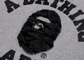 A BATHING APE TIGER CAMO COLLEGE RELAXED CREWNECK