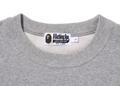A BATHING APE TIGER CAMO COLLEGE RELAXED CREWNECK