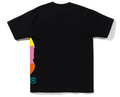 A BATHING APE COLOR BLOCK SIDE BIG APE HEAD TEE