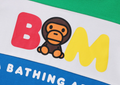 A BATHING APE BAPE KIDS BABY MILO COLOR BLOCK TEE