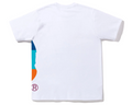 A BATHING APE COLOR BLOCK SIDE BIG APE HEAD TEE