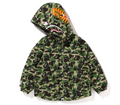 A BATHING APE BAPE KIDS ABC CAMO SHARK 4WAY DOWN JACKET