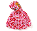 A BATHING APE BAPE KIDS ABC CAMO SHARK 4WAY DOWN JACKET