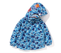 A BATHING APE BAPE KIDS ABC CAMO SHARK 4WAY DOWN JACKET