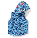A BATHING APE BAPE KIDS ABC CAMO SHARK 4WAY DOWN JACKET