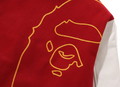 A BATHING APE GIANT APE HEAD VARSITY JACKET