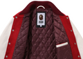 A BATHING APE GIANT APE HEAD VARSITY JACKET