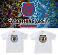 A BATHING APE MEDICOM TOY CAMO BE@R BUSY WORKS TEE