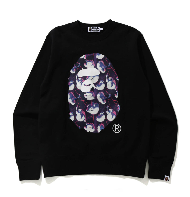 A BATHING APE BAPE x GHOSTBUSTERS APE HEAD CREWNECK